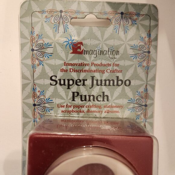 Mitten Glove Super Jumbo Hole Punch Emagination paper Scrapbook Craft Shapes - Picture 2 of 6